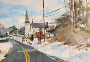 Looking Towards Mt Airy Presbyterian Church